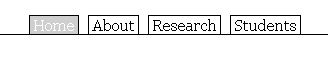 Home tab, mouseover the Home tab while on the Home page